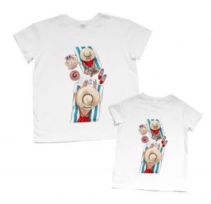 Парные футболки для мамы и ребенка "Mom&Baby"