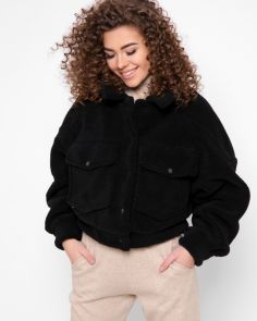 Женская демисезонная куртка из овчины X-Woyz LS-8888-8