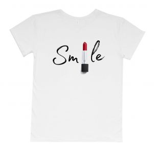 Женская футболка бойфренд "Smile"