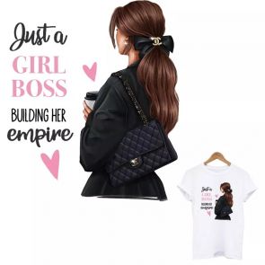 Женская футболка "Girl boss"