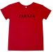 Женская футболка с надписью "ZARAZA"
